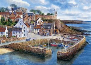 Crail Harbour Beach & Ocean Jigsaw Puzzle By Gibsons