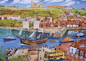 Endeavour, Whitby Beach & Ocean Jigsaw Puzzle By Gibsons