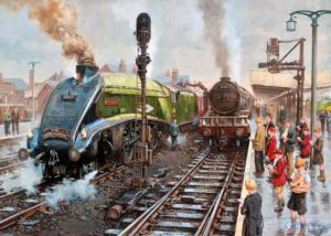 Spotter’s at Doncaster London & United Kingdom Jigsaw Puzzle By Gibsons