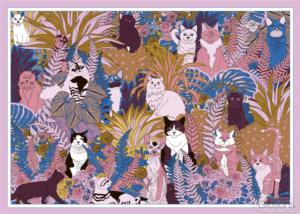 Purrfect Plants Cats Jigsaw Puzzle By Gibsons