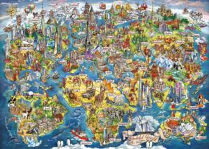 Wonderful World Maps & Geography Jigsaw Puzzle By Gibsons