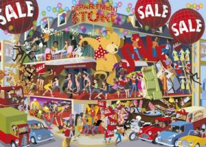 Lifting the Lid - Department Store Shopping Jigsaw Puzzle By Gibsons