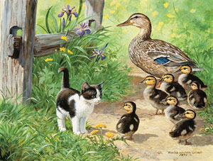 Duck Inspector Spring Jigsaw Puzzle By SunsOut
