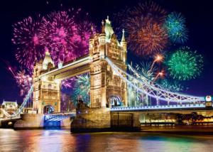 Tower Bridge, London, England Celebration Jigsaw Puzzle By Castorland