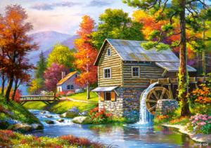 Old Sutter’s Mill Lakes & Rivers Jigsaw Puzzle By Castorland