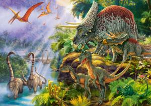 Dinosaur Valley History Jigsaw Puzzle By Castorland
