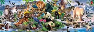 Around the World Collage Panoramic Puzzle By SunsOut