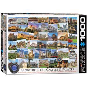 Castles & Palaces Collage Impossible Puzzle By Eurographics