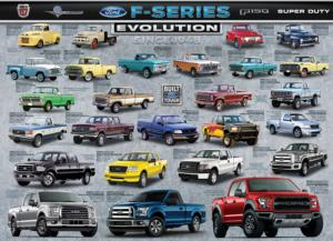 Ford F-Series Evolution Vehicles Jigsaw Puzzle By Eurographics