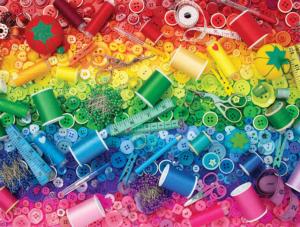 Sewing Rainbow Rainbow & Gradient Jigsaw Puzzle By SunsOut