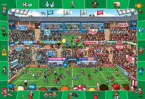 Spot & Find Soccer Children's Cartoon Children's Puzzles By Eurographics
