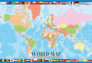 World Map - Scratch and Dent Maps & Geography Children's Puzzles By Eurographics