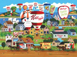 Kellogg's - Hot Air Balloon Celebration Nostalgic & Retro Jigsaw Puzzle By RoseArt