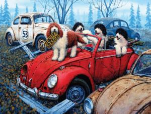 Hit the Road - Scratch and Dent Nostalgic & Retro Jigsaw Puzzle By SunsOut
