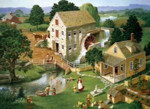 Four Star Mill Landscape Jigsaw Puzzle By Cobble Hill