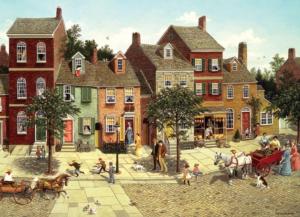 The Curve in the Square Nostalgic & Retro Jigsaw Puzzle By Cobble Hill