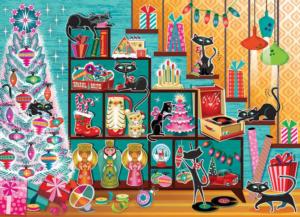 Christmas Cats Collage Jigsaw Puzzle By Cobble Hill
