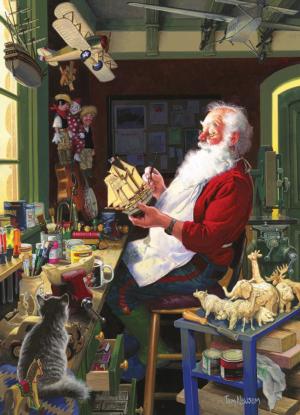 Santa's Workbench Christmas Jigsaw Puzzle By Cobble Hill