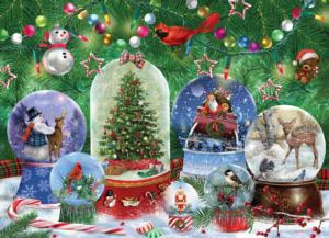 Snow Globes Christmas Jigsaw Puzzle By Cobble Hill