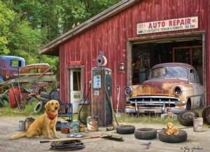 Auto Repair Dogs Jigsaw Puzzle By Cobble Hill