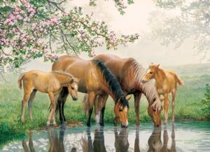 Watering Hole Horse Children's Puzzles By Cobble Hill