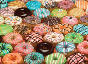 Doughnuts (Small Box) Dessert & Sweets Jigsaw Puzzle By Jack Pine