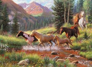 Mountain Thunder (Small Box) Landscape Jigsaw Puzzle By Jack Pine