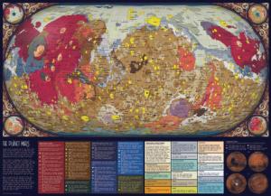The Planet Mars Maps & Geography Jigsaw Puzzle By Cobble Hill