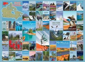 National Parks and Reserves of Canada National Parks Jigsaw Puzzle By Cobble Hill