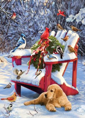Warm Winter's Day Birds Jigsaw Puzzle By Cobble Hill