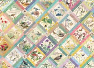 Country Diary Quilt Nature Jigsaw Puzzle By Cobble Hill