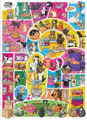 Doodlecats Cats Jigsaw Puzzle By Cobble Hill