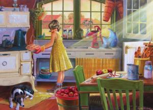 Apple Pie Kitchen Around the House Jigsaw Puzzle By Cobble Hill