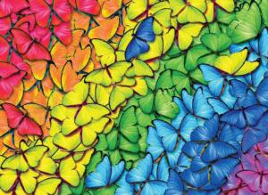 Butterfly Rainbow Rainbow & Gradient Jigsaw Puzzle By Eurographics
