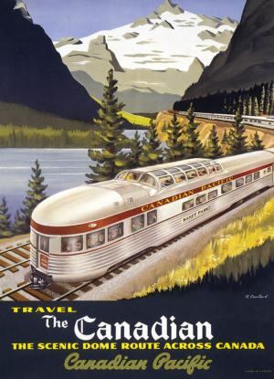 The Scenic Dome Route, 1955 Canada Jigsaw Puzzle By Eurographics