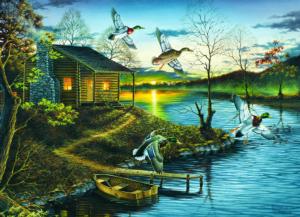 Autumn Retreat Cabin & Cottage Jigsaw Puzzle By Eurographics