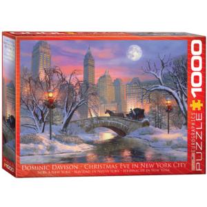 Christmas Eve in New York City Lakes & Rivers Jigsaw Puzzle By Eurographics