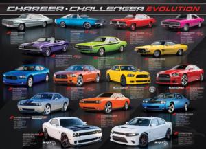 Dodge Charger Challenger Evolution Collage Jigsaw Puzzle By Eurographics