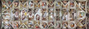 The Sistine Chapel Ceiling Landmarks & Monuments Panoramic Puzzle By Eurographics