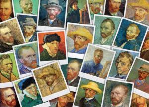 Van Gogh's Selfies Collage Impossible Puzzle By Eurographics