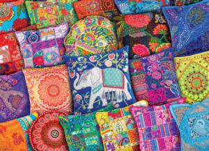 Indian Pillows Elephant Jigsaw Puzzle By Eurographics