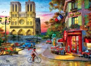 Notre Dame Sunset Sunrise & Sunset Jigsaw Puzzle By Eurographics