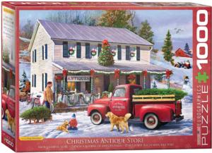 Camping For Christmas, 1000 Pieces, Vermont Christmas Company