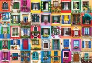 Mediterranean Windows Around the House Jigsaw Puzzle By Eurographics