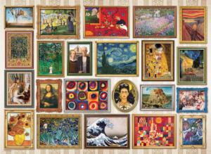 Masterpieces Collage Jigsaw Puzzle By Eurographics