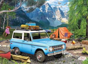 Backwoods Bronco Camping Jigsaw Puzzle By Eurographics