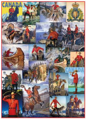 Royal Canadian Mounted Police Collage Collage Jigsaw Puzzle By Eurographics