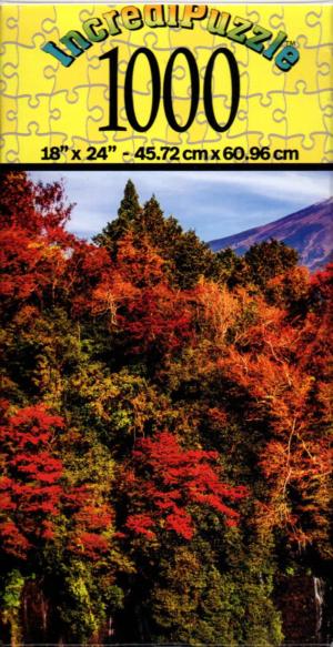 Mount Fuji in Autumn Forest Jigsaw Puzzle By Incredipuzzle