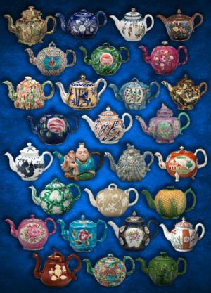Teapot Collection Puzzle Drinks & Adult Beverage Jigsaw Puzzle By Mchezo Puzzles