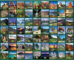 National Parks of the United States National Parks Jigsaw Puzzle By Pigment & Hue